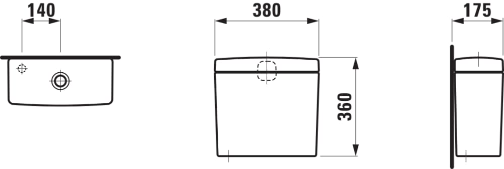 Унитаз-компакт Laufen Pro 8.2495.8.000.000.1
