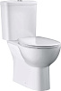 Grohe Bau Ceramic Чаша для унитаза безободковая 37,4x67 см, цвет: хром 39349000