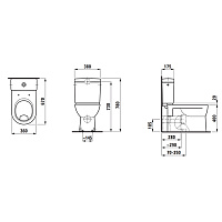 Унитаз-компакт Laufen Pro 8.2495.9.000.000.1