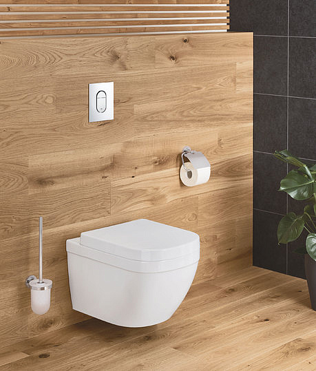 Grohe Euro Ceramic Унитаз подвесной 37,4x54 см, слив торнадо, цвет: хром 39328000