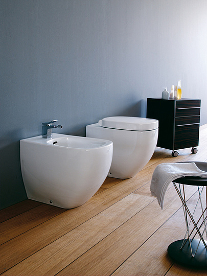 Унитаз приставной Laufen Palomba 8.2380.6.000.000.1