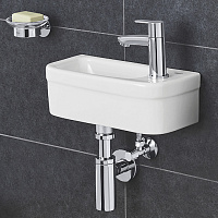 Grohe Euro Ceramic Рукомойник 36,9 см, с 1 отверстием, цвет: белый глянцевый 3932700H