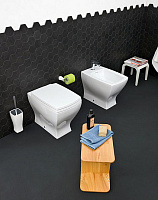 ArtCeram Jazz Крышка-сиденье для унитаза с микролифтом, цвет: glossy white JZA006 01 73