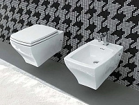 ArtCeram Jazz Крышка-сиденье для унитаза с микролифтом, цвет: glossy white JZA006 01 73