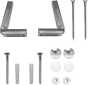 ArtCeram Комплект креплений для напольных унитазов и биде, цвет: glossy white/chrome ACA020