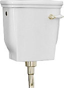 ArtCeram Hermitage Механизм слива для унитаза с трубой для низкого бачка, цвет: gold HEA013 73