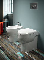 ArtCeram Smarty 2.0 Крышка-сиденье для унитаза с микролифтом, цвет: glossy white SMA001 01 71