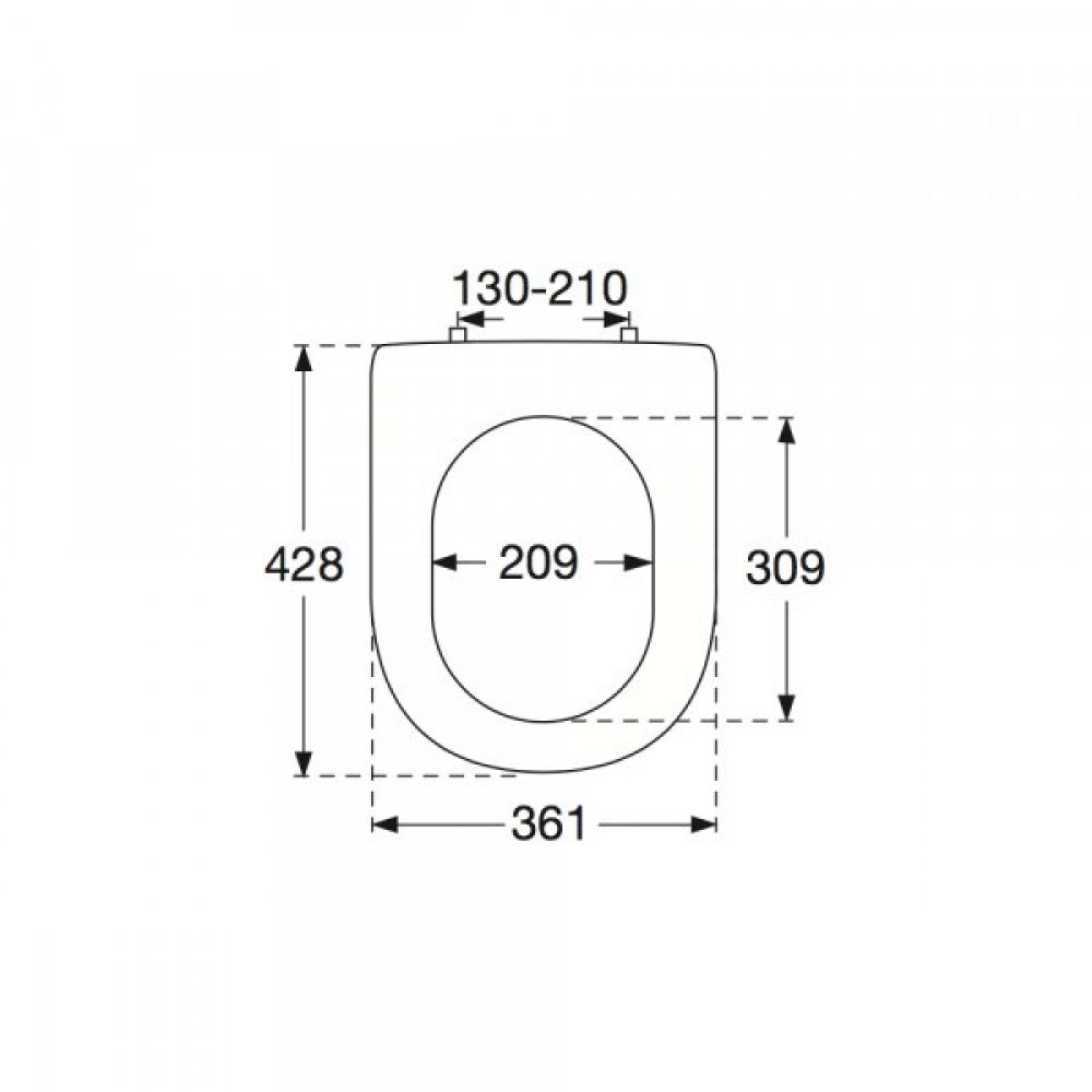 Villeroy & Boch Hommage Крышка-сиденье 37x4h см 8809S1R2