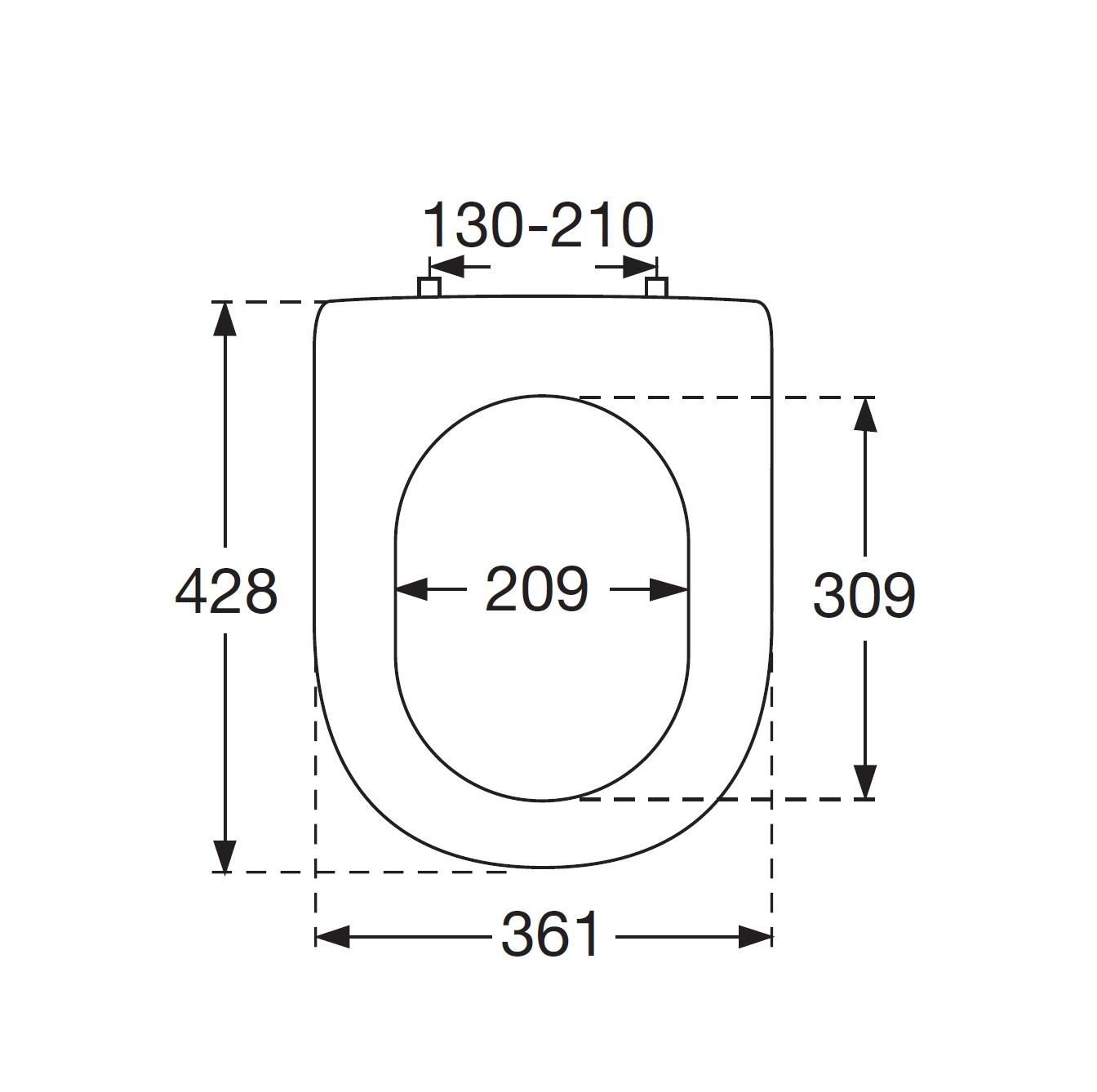 Villeroy & Boch Hommage Крышка-сиденье 37x4h см 8809S6R1