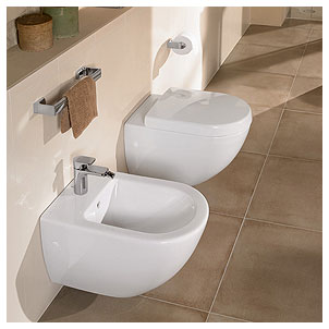Villeroy & Boch Subway Крышка-сиденье, с микролифтом 34,5x4h см 9M66S101