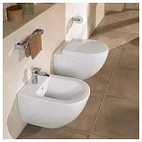 Villeroy & Boch Subway Крышка-сиденье, с микролифтом 34,5x4h см 9M66S101