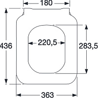 Villeroy & Boch Venticello Крышка-сиденье, с микролифтом 9M79S101