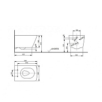 Toto SP Сиденье для унитаза, цвет белый TC512F