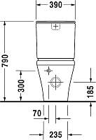 Бачок для унитаза Duravit DuraStyle 0935100005