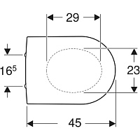 Geberit iCon Крышка-сидение с микролифтом, цвет: белый 574130000