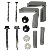 Globo Крепеж горизонтальный для напольных унитазов/биде и полуколонн, цвет: золото/хром VA013