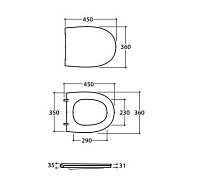 Globo 4ALL Крышка-сиденье для унитаза, с микролифтом, крепление хром, цвет: белый матовый MDR20BO