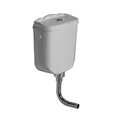 Globo Paestum Бачок для унитаза подвесной, без механизма, подвод воды сбоку, цвет: белый глянцевый PA114BI