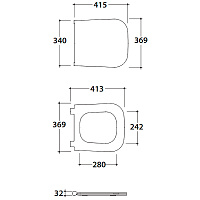 Globo Stone Крышка-сиденье для унитаза, с микролифтом, крепление хром, цвет: белый глянцевый ST024BI