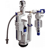 Globo Paestum Смывной механизм внутрь бачка, двойной смыв 3/4.5л, цвет: хром BA016