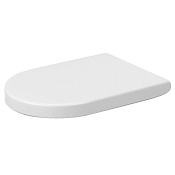 Duravit Starck 2 Сиденье для унитаза, петли сталь, микролифт, цвет белый 63390000