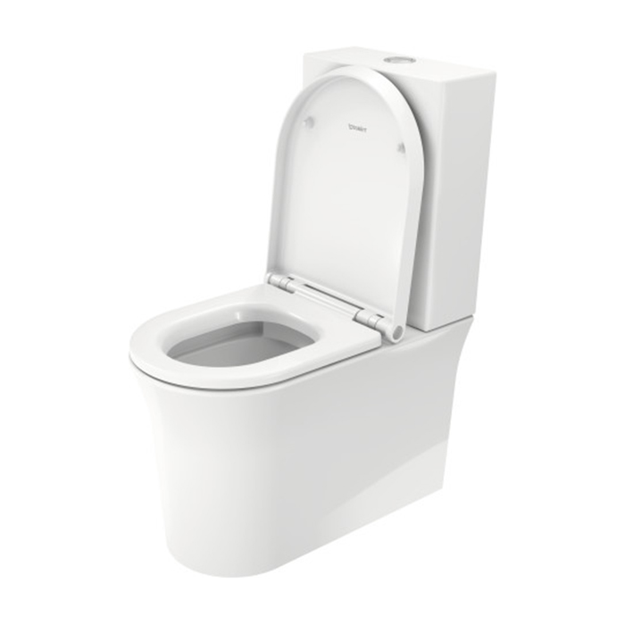 Duravit White Tulip Моноблок 37x65 см, безободковый, HygieneGlaze, цвет белый 2197092000
