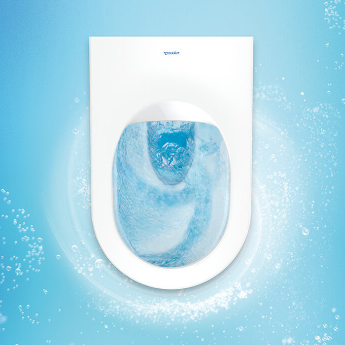 Duravit White Tulip Моноблок 37x65 см, безободковый, HygieneGlaze, цвет белый 2197092000