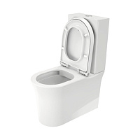 Duravit White Tulip Моноблок 37x65 см, безободковый, HygieneGlaze, цвет белый 2197092000