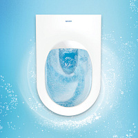 Duravit White Tulip Моноблок 37x65 см, безободковый, HygieneGlaze, цвет белый 2197092000