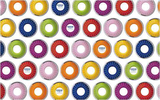 Grohe Rainshower Icon Ручной душ, 2 вида струи, цвет: оранжевый 27444000