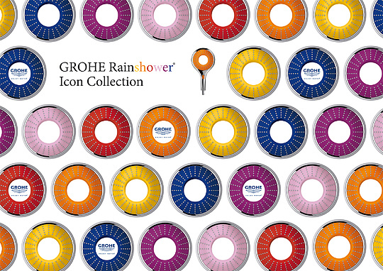 Grohe Rainshower Icon Ручной душ, 2 вида струи, цвет: оранжевый 27444000