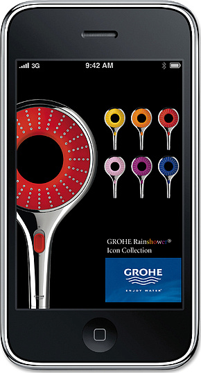 Grohe Rainshower Icon Ручной душ, 2 вида струи, цвет: оранжевый 27444000