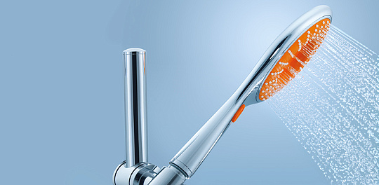 Grohe Rainshower Icon Ручной душ, 2 вида струи, цвет: оранжевый 27444000