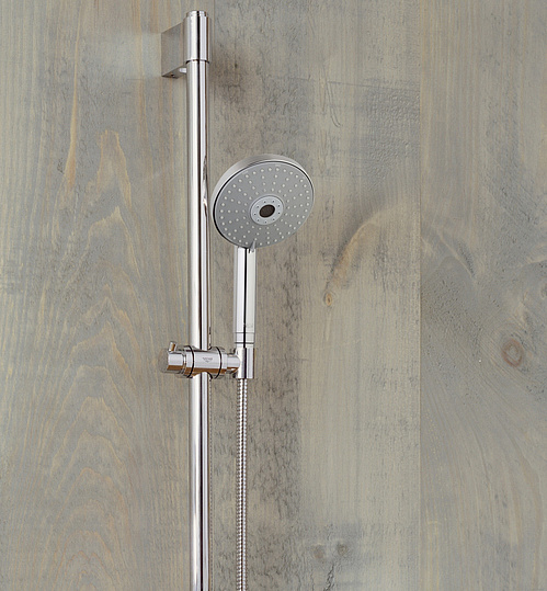 Grohe Rainshower Cosmopolitan 130 Душевой гарнитур: лейка 3 вида струи, штанга, шланг, цвет: хром 28762001