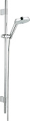Grohe Rainshower Cosmopolitan 130 Душевой гарнитур: лейка 3 вида струи, штанга, шланг, цвет: хром 28762001