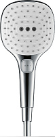 Hansgrohe Raindance Select E Душевой гарнитур: лейка 3 режима, штанга 72 см, цвет: белый/хром 26620400