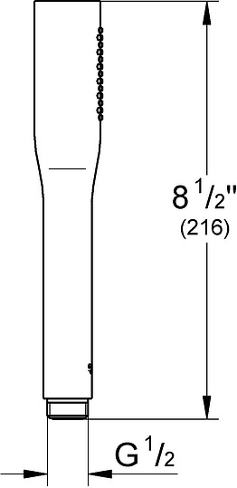 Grohe Euphoria Cosmopolitan Ручной душ, 1 вид струи, цвет: хром 27400000