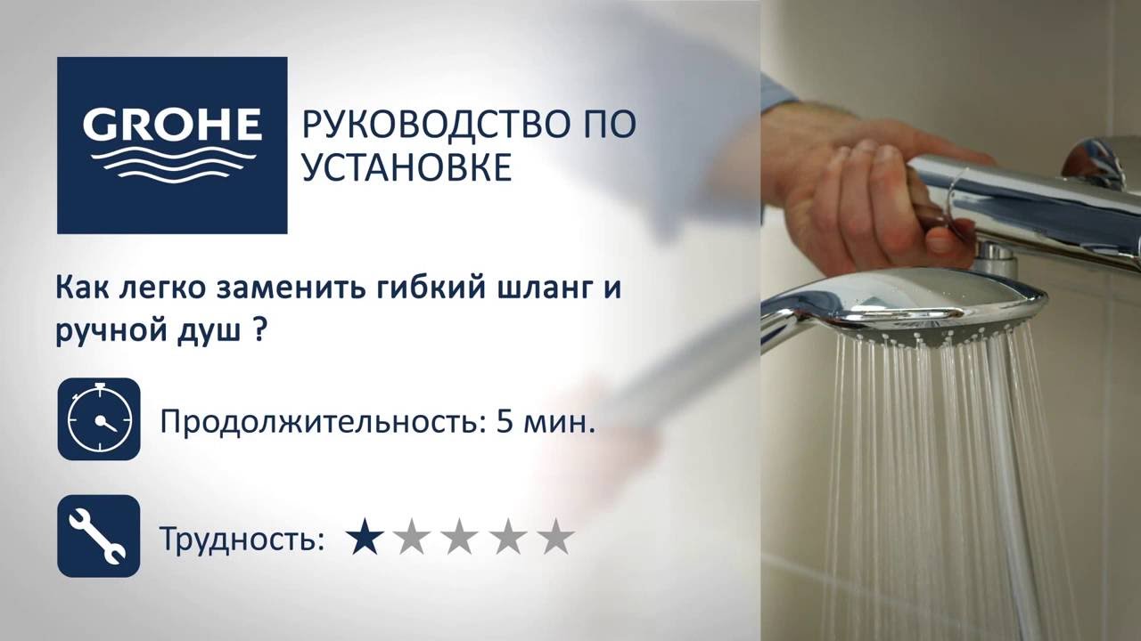 Grohe Rainshower Душевой гарнитур 15х11,2хh90 см, цвет: хром 27273001
