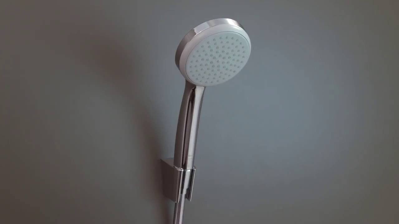 Hansgrohe Croma Душевой гарнитур: лейка 1 режим, мыльница, штанга 67 см, шланг 160 см, цвет: хром 27717000