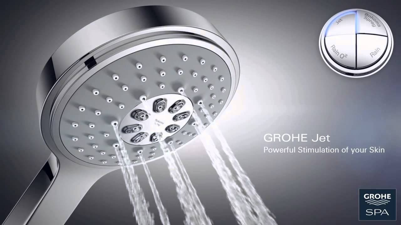 Grohe Power&Soul Cosmopolitan 130 Душевой гарнитур: душ. лейка 4 вида струи, шланг 175см, цвет: хром 27741000