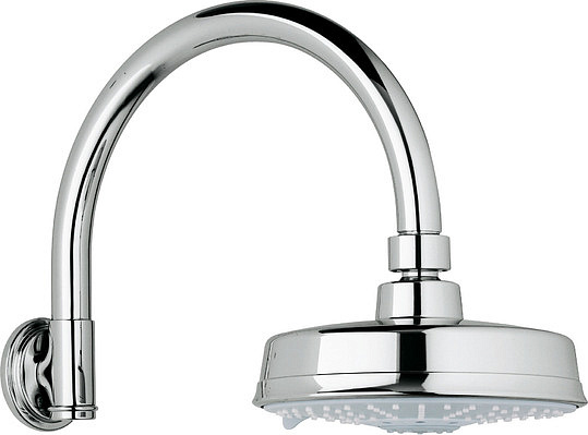 Grohe Rainshower Rustic Кронштейн для верхнего душа настенный 19,6 см, цвет: хром 28384000