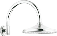 Grohe Rainshower Rustic Кронштейн для верхнего душа настенный 19,6 см, цвет: хром 28384000