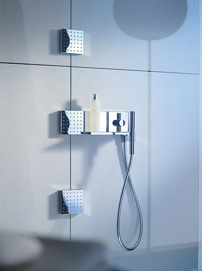 Axor Shower Collection Душевой гарнитур: лейка 2 режима, запорный клапан, внешняя часть, цвет: хром 10651000