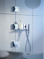 Axor Shower Collection Душевой гарнитур: лейка 2 режима, запорный клапан, внешняя часть, цвет: хром 10651000