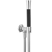 Cisal Cherie Душевой гарнитур: душевая лейка 1 вид струи, шланг 150 см, вывод с держ., цвет: chrome CE00303021