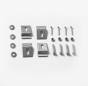 ArtCeram Комплект креплений для встраиваемых снизу раковин, цвет: chrome ACA001