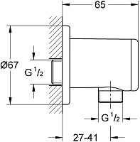 Grohe Relexa Шланговое подключение, цвет: хром глянцевый 28636000