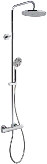 Fima Carlo Frattini Wellness Душевая стойка с верхним душем, цвет: хром F3165/RP251CR