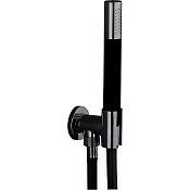 Cisal Shower Душевой гарнитур: душевая лейка, шланг 150 см, вывод, цвет: night black DS01881340