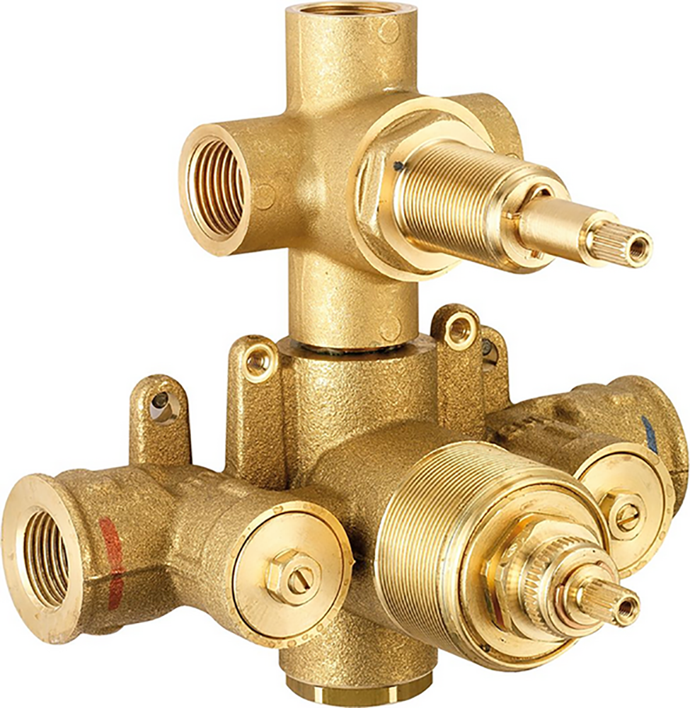 Cisal Встраиваемая часть термостатического смесителя для душа на 3 потребителя ZA01820104